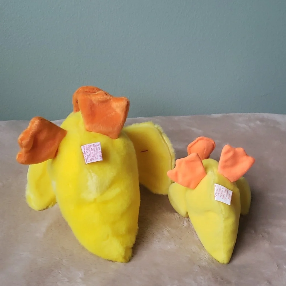 Quackers Buddy & Beanie Set 🦆Ty Plush Yellow Ducks🦆 Gift Toy Collectible, NWT - Picture 17 of 17